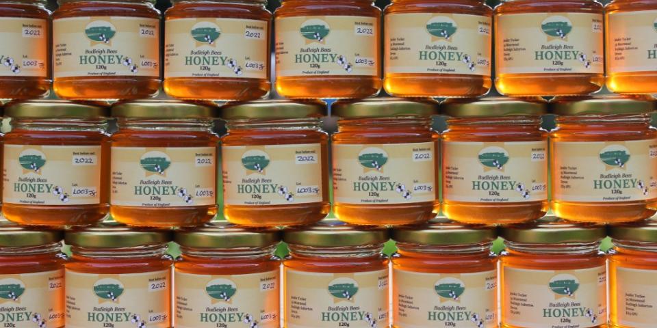 Liquid gold - honey jars